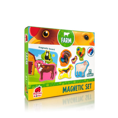 ROTER KAFER Μαγνητικό σετ “Φάρμα” με πίνακα RK2090-01