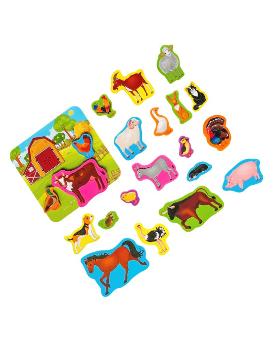 ROTER KAFER Μαγνητικό σετ “Φάρμα” με πίνακα RK2090-01