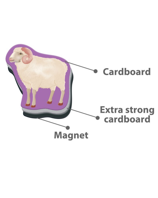 ROTER KAFER Μαγνητικό σετ “Φάρμα” με πίνακα RK2090-01