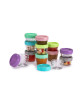Melii – Glass Baby Food Containers (60 ml set of 6 + 120 ml set of 6) MEL16900 