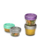 Melii – Glass Baby Food Containers (60 ml set of 6 + 120 ml set of 6) MEL16900 