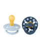 BIBS – STUDIO COLLECTION ΣΕΤ ΠΙΠΙΛΕΣ 2ΤΜΧ – POLKA DOT BABY BLUE/STEEL BLUE – ΣΤΡΟΓΓΥΛΗ No1 11034104