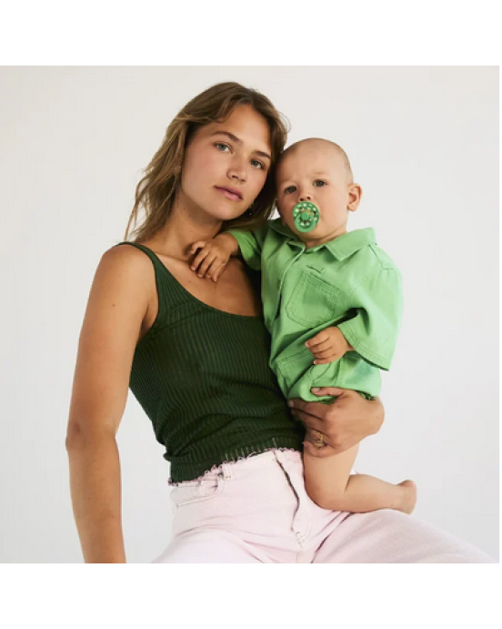 BIBS – STUDIO COLLECTION ΣΕΤ ΠΙΠΙΛΕΣ 2ΤΜΧ – POLKA DOT CACTUS/PETAL – ΣΤΡΟΓΓΥΛΗ No1 11034106