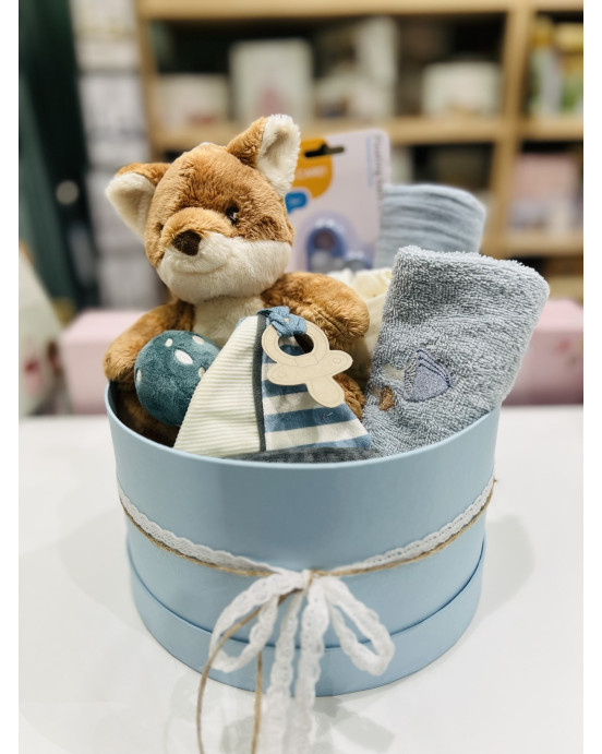 Lovelykids Σετ δώρου γαλάζιο για νεογέννητα LOV002