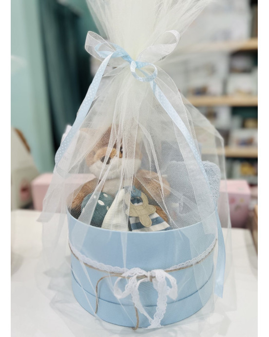 Lovelykids Σετ δώρου γαλάζιο για νεογέννητα LOV002