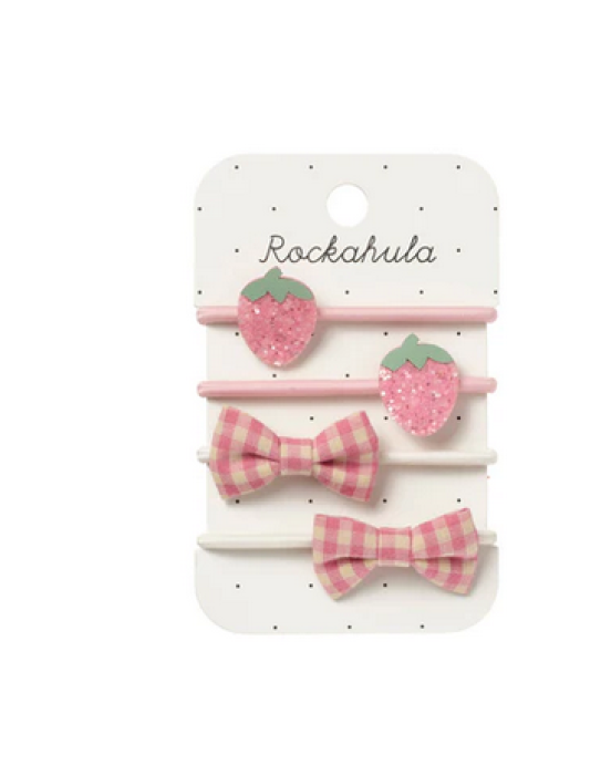 Rockahula Παιδικά λαστιχάκια Φραουλίτσες γκλίτερ H2521P