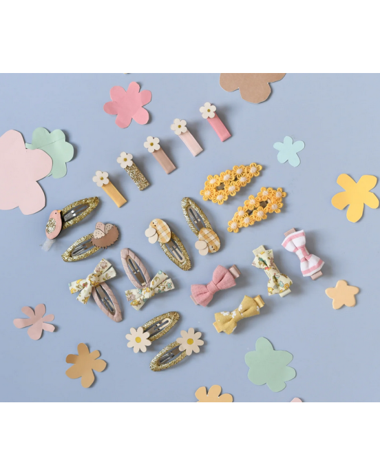  Mini Παιδικά κλιπς Μαργαρίτες H2529M 