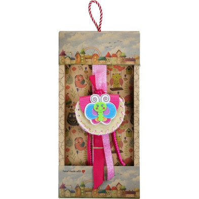 Synchronia Λαμπάδα Τσαντάκι ζωάκι - Πεταλούδα LA21003B