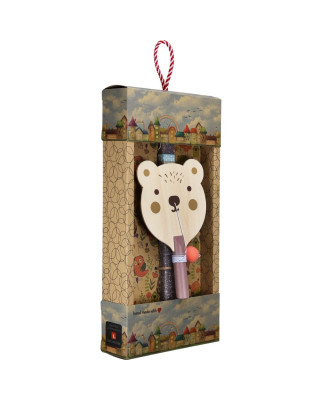 Synchronia Λαμπάδα Ρακέτα ζωάκι - Αρκουδάκι LA26009D