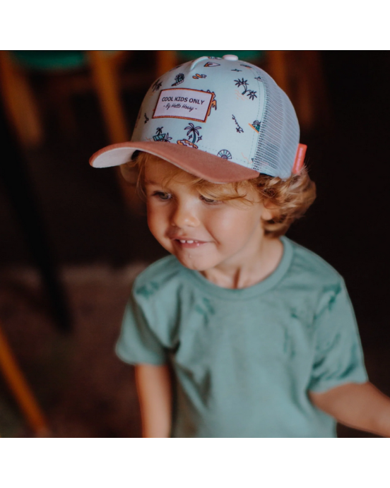 Hello Hossy Παιδικό καπέλο jockey Blue Island 2-5ετών HH197473