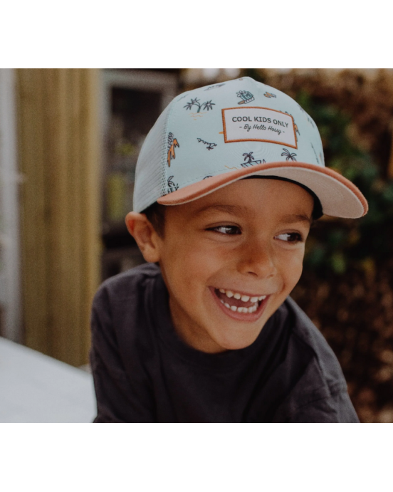 Hello Hossy Παιδικό καπέλο jockey Blue Island 2-5ετών HH197473