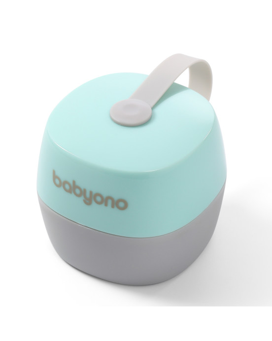 BabyOno: Θήκη πιπίλας - Γκρι και Μέντα BN535/02