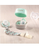 BabyOno: Θήκη πιπίλας - Γκρι και Μέντα BN535/02