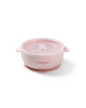 BabyOno: Μπολάκι σιλικόνης με λαβές, καπάκι & βάση με βεντούζα - Ροζ BN1662/02