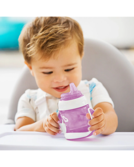 Munchkin Ποτηράκι Εκπαιδευτικό Munchkin Gentle First Cup μωβ 12550