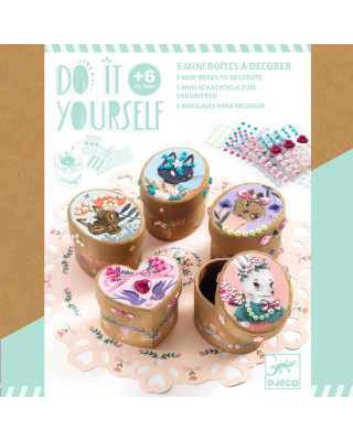 Djeco DIY φτιάχνω τα δικά μου μικρά κουτάκια με πετραδάκια 07918