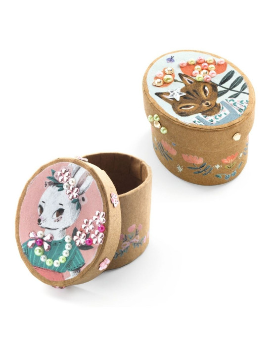 Djeco DIY φτιάχνω τα δικά μου μικρά κουτάκια με πετραδάκια 07918