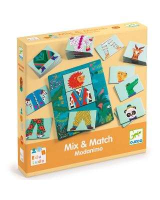 Djeco παζλ "Συνθέτω αστεία ζωάκια" 08247