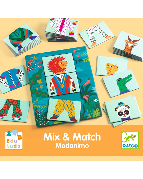 Djeco παζλ "Συνθέτω αστεία ζωάκια" 08247