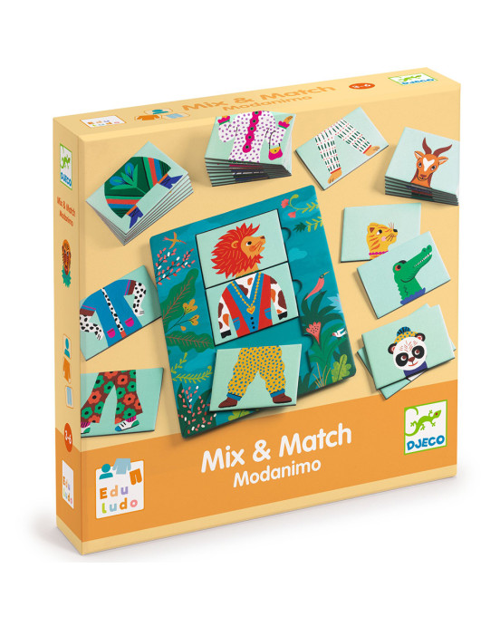 Djeco παζλ "Συνθέτω αστεία ζωάκια" 08247