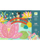 Djeco μωσαϊκό "Λαμπερά λουλούδια με γκλίτερ" 09308