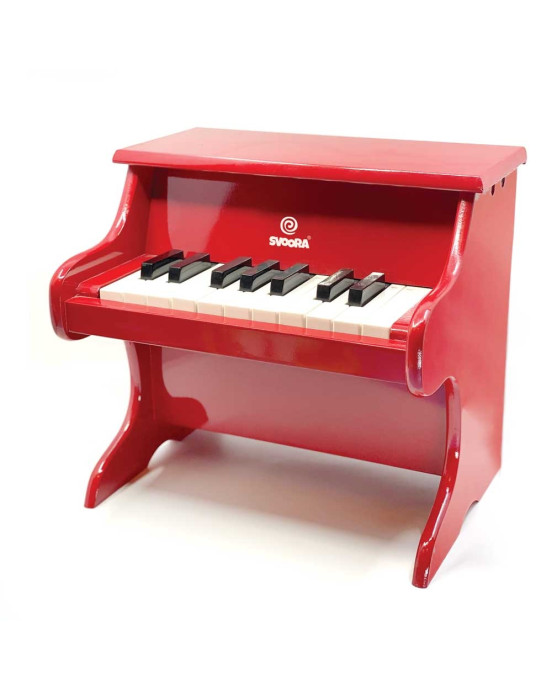 Svoora Πιάνο Ξύλινο Κόκκινο (1,5 οκτάβα 18 πλήκτρα) 57201