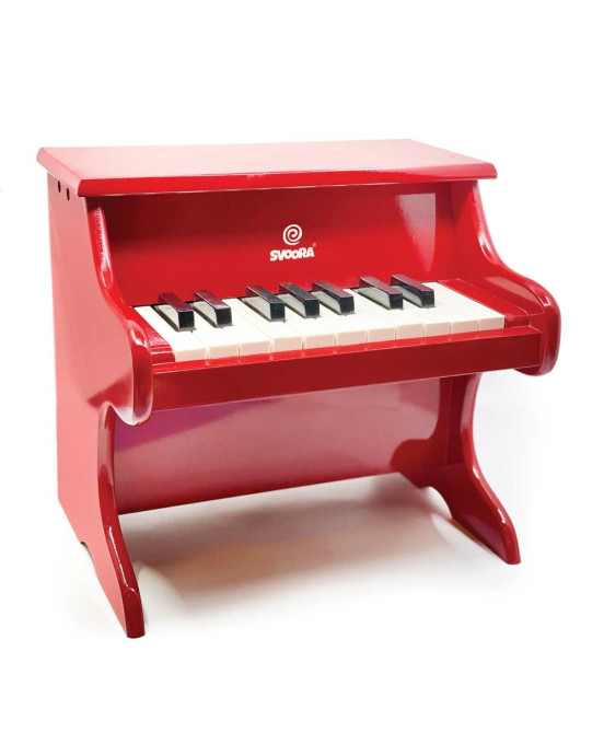 Svoora Πιάνο Ξύλινο Κόκκινο (1,5 οκτάβα 18 πλήκτρα) 57201