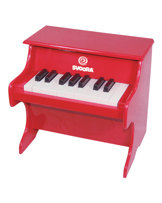 Svoora Πιάνο Ξύλινο Κόκκινο (1,5 οκτάβα 18 πλήκτρα) 57201