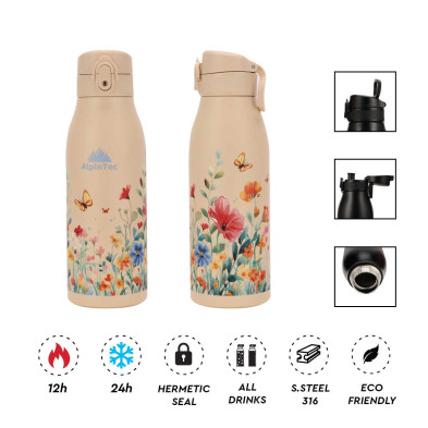 ΘΕΡΜΟΣ  FELLOW PRINT  600ml-TH-700JW-FLW