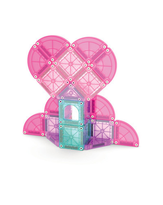MAGNA-TILES microMAGS Heart to Heart Travel Set 26 Τεμάχια – Μικρά Μαγνητικά Πλακίδια STEM Ταξιδιού 264026HH