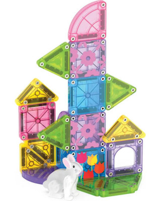 MAGNA-TILES microMAGS Spring Garden Travel Set 24 Τεμάχια – Μικρά Μαγνητικά Πλακίδια STEM Ταξιδιού 264024SG