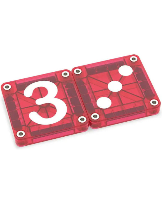 MAGNA-TILES microMAGS Learn Numbers 56 Τεμάχια – Μαγνητικά Πλακίδια STEM 254055LN