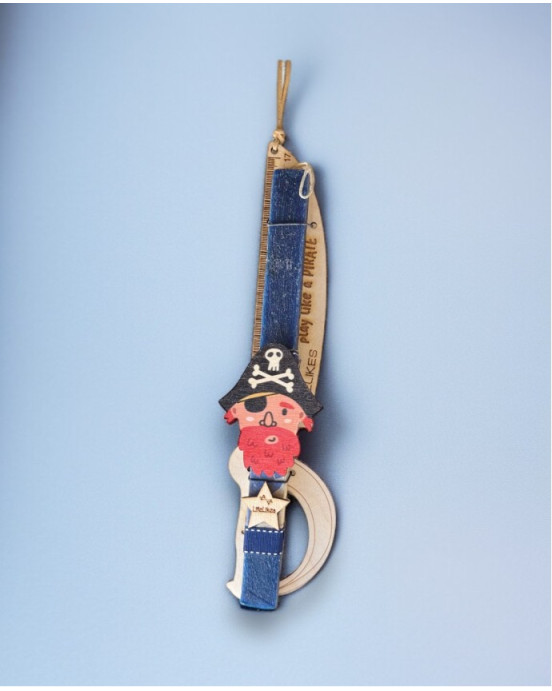 LifeLikes ΛΑΜΠΑΔΑ ΞΥΛΙΝΟΣ ΧΑΡΑΚΑΣ ΣΠΑΘΙ ΠΕΙΡΑΤΙΚΟ 04.21.00.000.6418