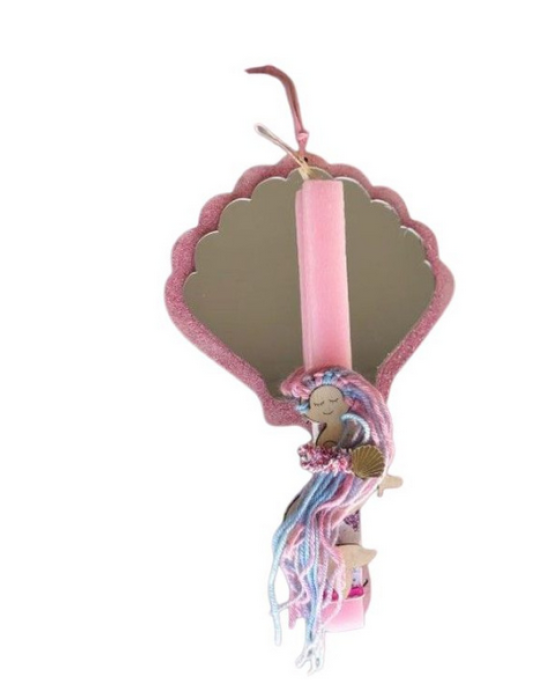 LifeLikes Λαμπάδα Καθρεφτάκι Γοργόνα  04.21.00.101.6431