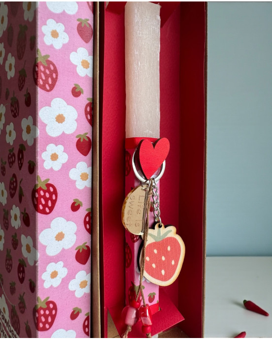 LifeLikes Λαμπάδα Strawberry Dreams σε Κουτί 04.21.00.000.7167