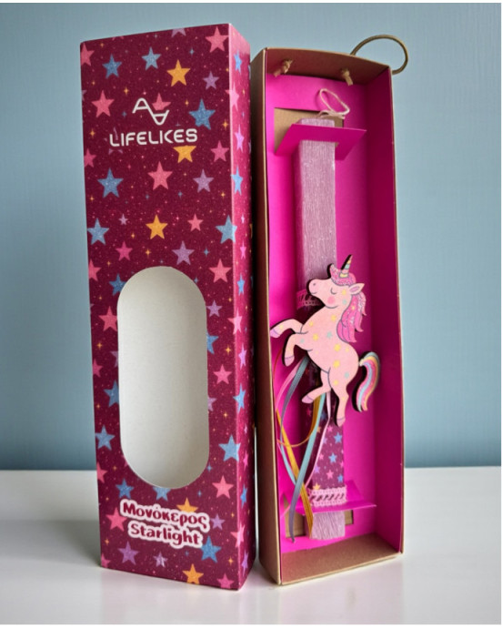 LifeLikes Λαμπάδα Μονόκερος Starlight σε Κουτί 04.21.00.000.7173