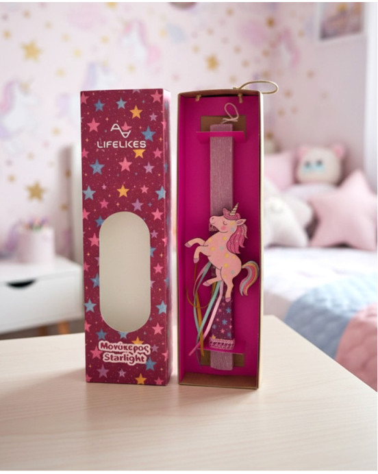 LifeLikes Λαμπάδα Μονόκερος Starlight σε Κουτί 04.21.00.000.7173