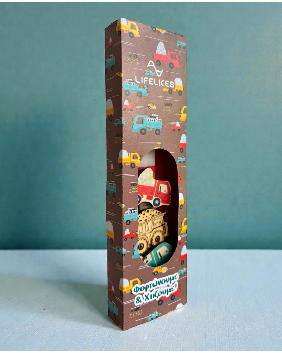 LifeLikes Λαμπάδα Φορτώνουμε Χτίζουμε σε Κουτί 04.21.00.000.7175