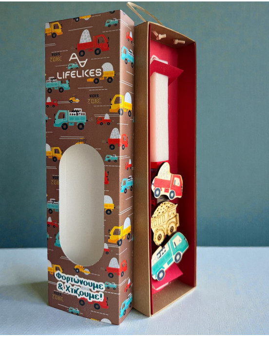 LifeLikes Λαμπάδα Φορτώνουμε Χτίζουμε σε Κουτί 04.21.00.000.7175