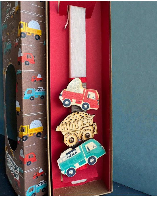 LifeLikes Λαμπάδα Φορτώνουμε Χτίζουμε σε Κουτί 04.21.00.000.7175