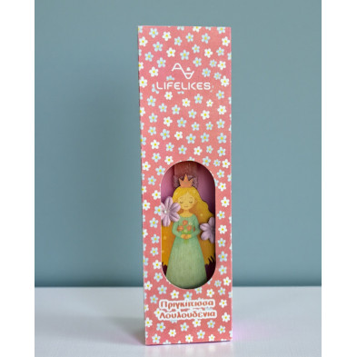 LifeLikes  Λαμπάδα Πριγκίπισσα Λουλουδένια σε Κουτί 04.21.00.000.7181