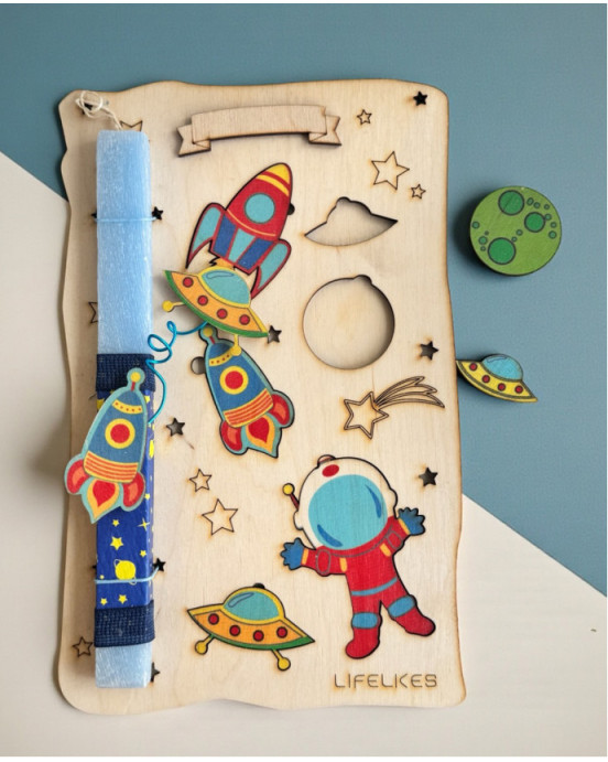 LifeLikes Λαμπάδα Montessori Διάστημα 04.21.00.000.7240