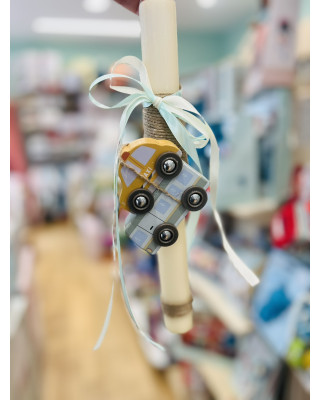 Lovelykids Λαμπάδα Ξύλινα αυτοκινητάκια 2 LOVCAR2