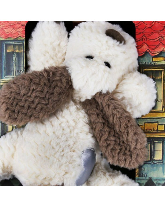 Synchronia Λαμπάδα Λούτρινο σκυλάκι heart - Silver LA26011B