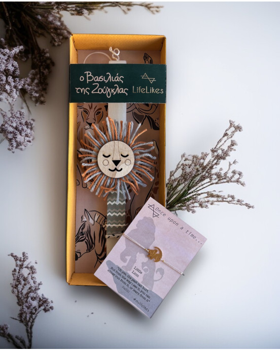 Lifelikes Λαμπάδα Ο βασιλιάς της ζούγκλας 04.29.00.601.3259