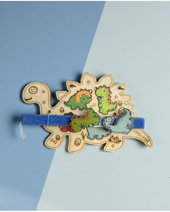 LifeLikes Λαμπάδα Montessori Δεινοσαυράκια 04.21.00.000.7241