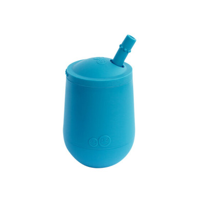 Ezpz Εκπαιδευτικό ποτήρι Mini Cup +9m καλαμάκι Blue MS-B7709U