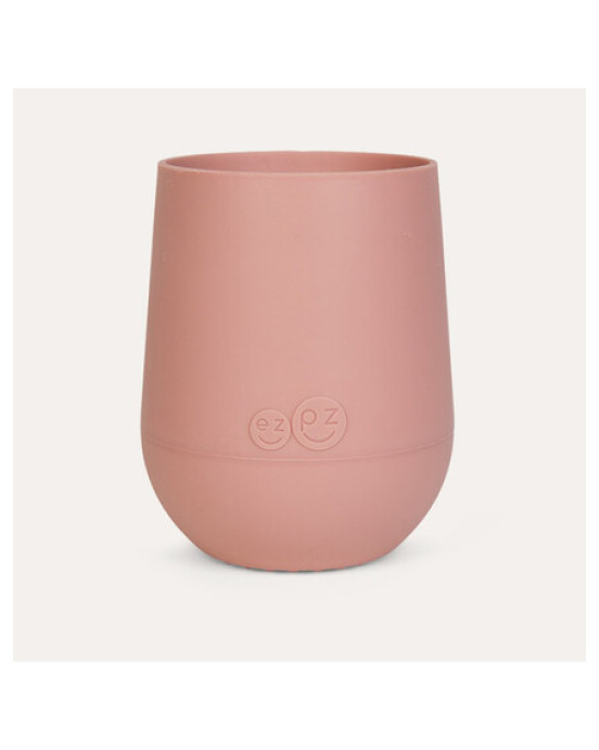 Ezpz Εκπαιδευτικό ποτήρι Mini Cup +9m καλαμάκι Blush MS-B7612U