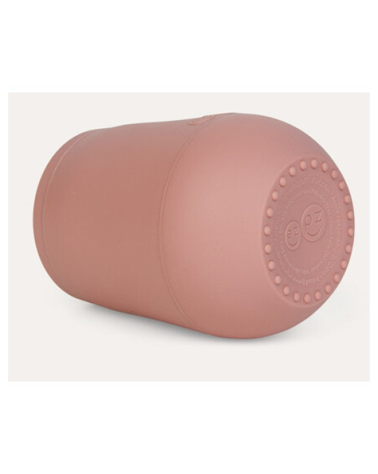 Ezpz Εκπαιδευτικό ποτήρι Mini Cup +9m καλαμάκι Blush MS-B7612U