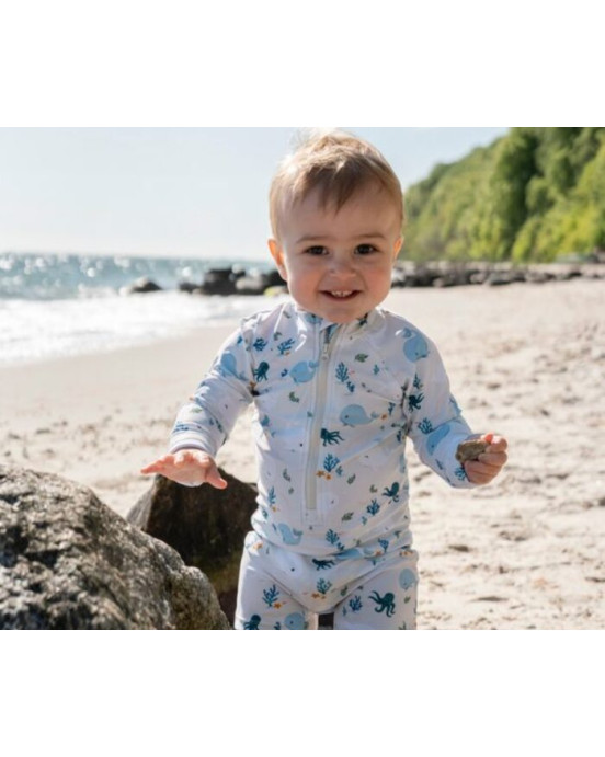 Filibabba Villads UV Suit Christian’s Whale Tales  1-2 ετών 108.00556